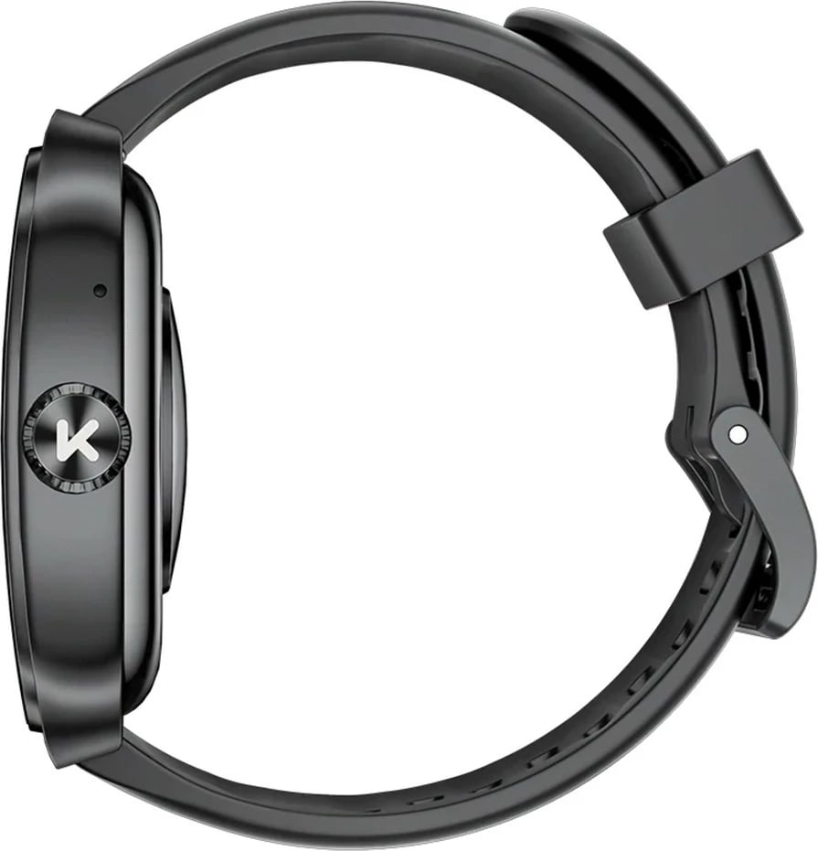 Smartwatch Kumi KU7, 1.96 inç, 250 mAh, e zezë