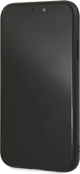 Mbështjellës Mercedes Twister për iPhone XR, lëkurë, i zi