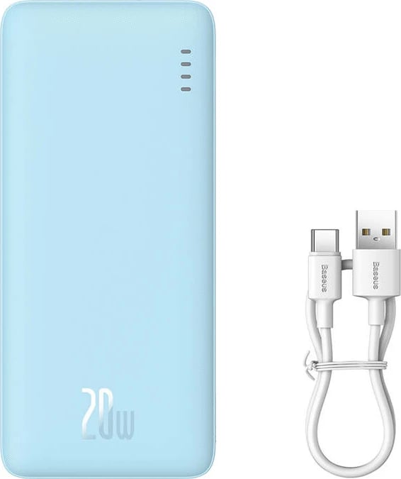 Powerbank Baseus Airpow 10000mAh 20W, kaltër