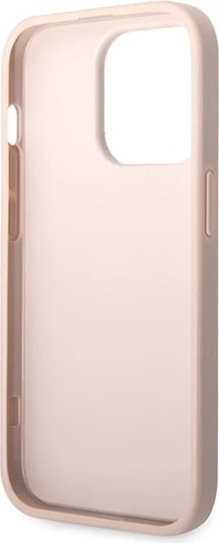 Mbështjellës Guess GUHCP15X4GMGPI për iPhone 15 Pro Max 6.7", hardcase, 4G Big Metal Logo, rozë