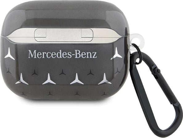 Mbështjellës Mercedes MEAP28DPMGS për AirPods Pro 2, motiv ylli i madh, i zi