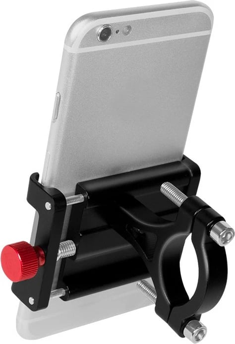 Mbështjellës LogiLink AA0146 për celular, rrotullim 360°, alumini, i zi/kuq