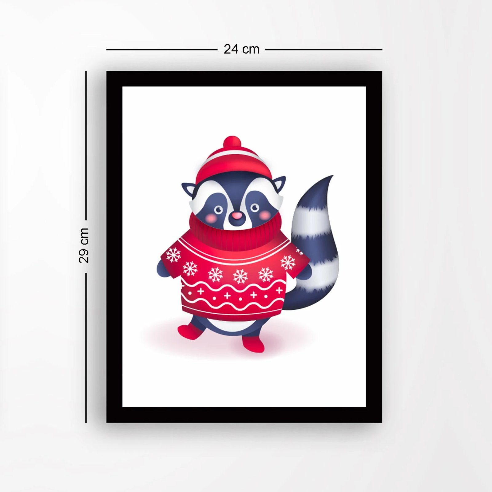 Pikturë dekorative me kornizë MDF, Wallity, shumëngjyrëshe, SC18304, 24x29cm