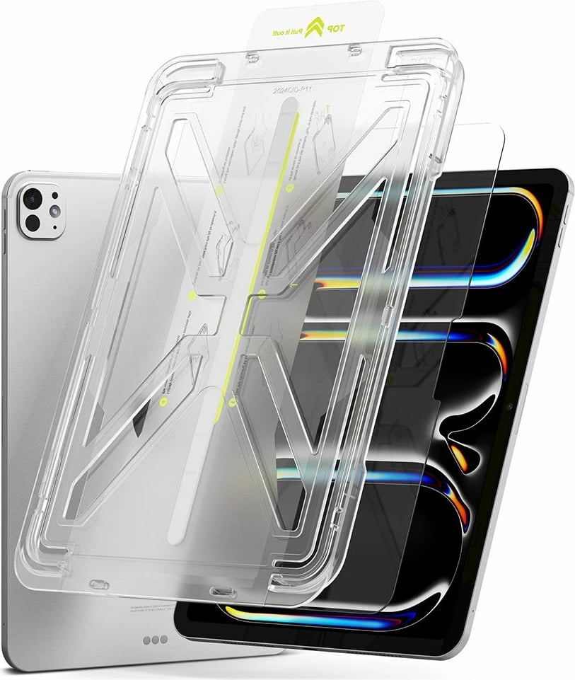 Xham i temperuar për ekran Ringke Easy Slide për iPad Pro 11" (2024, 5th Gen), Transparent