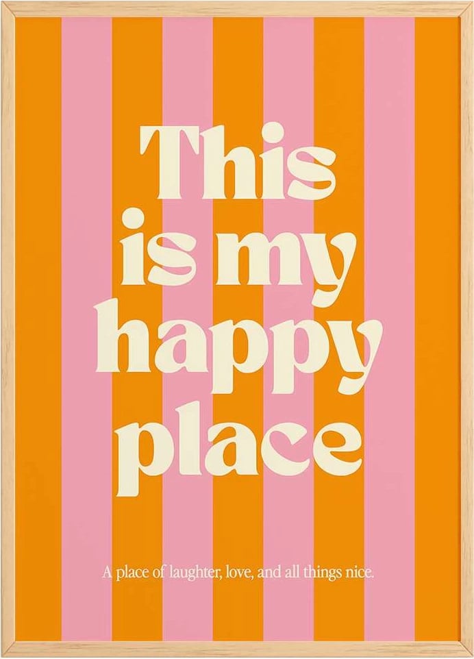 Pikturë dekorative me kornizë, shumëngjyrëshe, Artsmdftek15-3348, 33x48cm