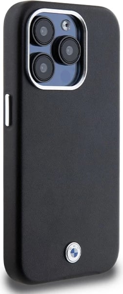 Mbështjellës BMW Signature Wrapped Metal MagSafe për iPhone 14 Pro, i zi