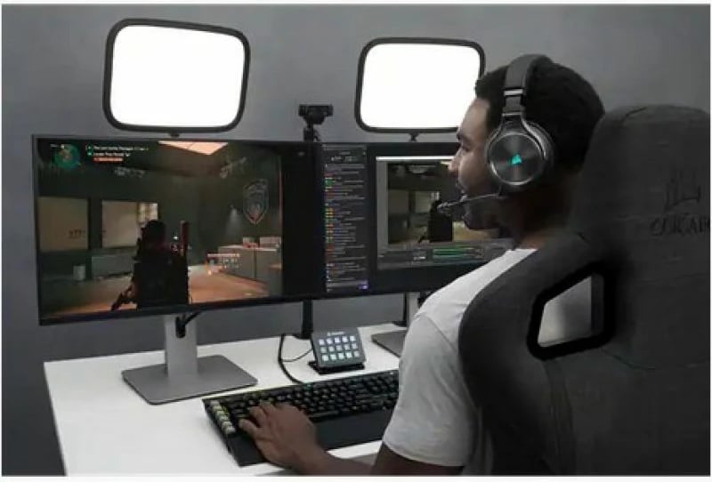 Kufje gaming Corsair VIRTUOSO RGB Wireless XT, të zeza