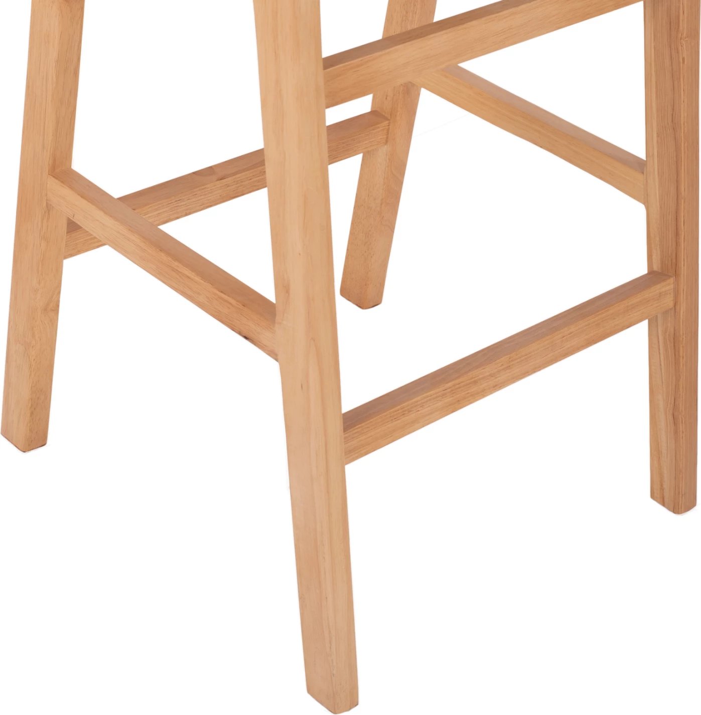 Karrige për bar, lartësi mesatare, FH9332.01, dru gome & litar, ngjyrë natyrale, 45x46x95H cm