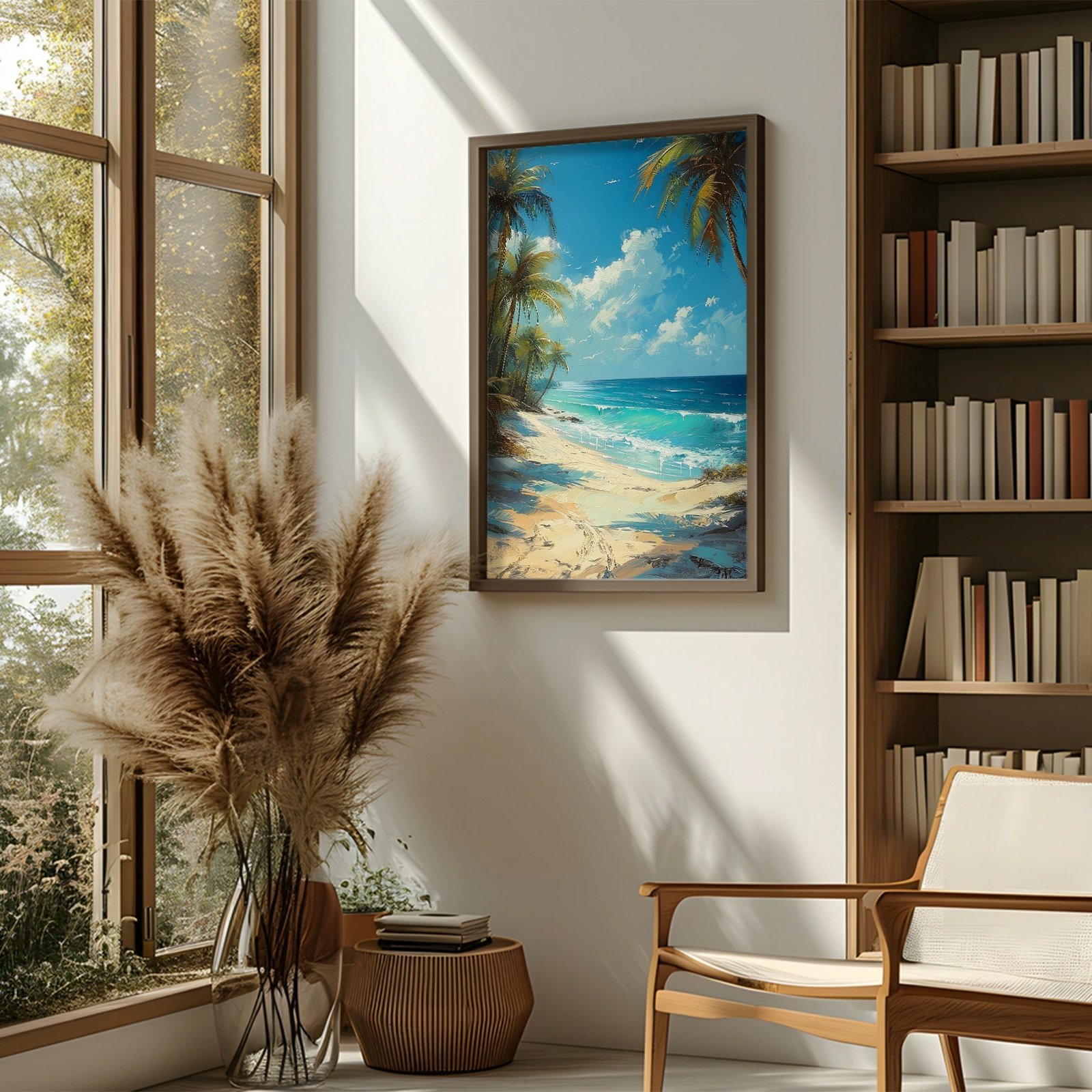 Pikturë dekorative me kornizë MDF, Wallity, AI126, shumëngjyrëshe, 50x70x3.5cm