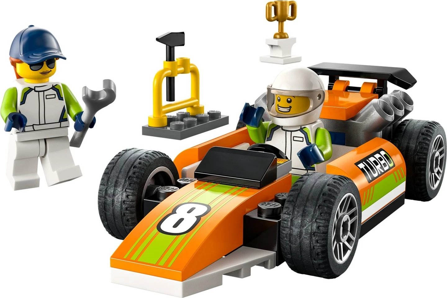 Lodër për fëmijë, LEGO City 60322, veturë garash