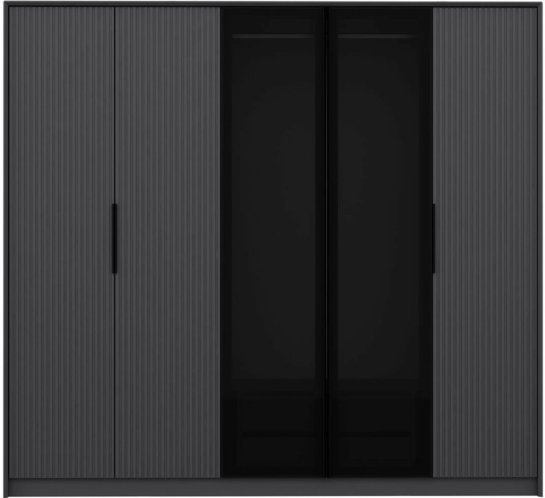 Dollap rrobash Anthracite, Skye Decor, Kate Luxe, 228x210x52cm