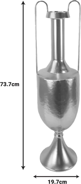 Vazo dekorative Dion Inart metal ngjyrë ari 19.7x19.1x73.7cm