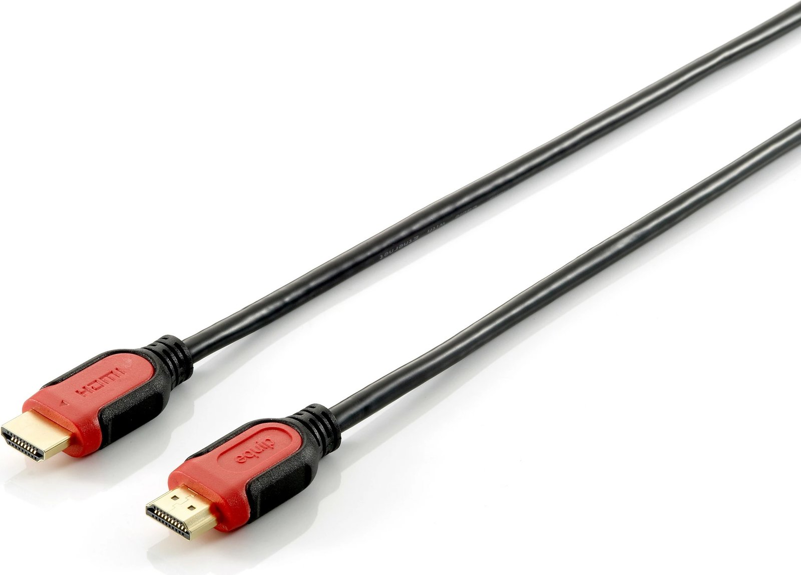 Kabëll HDMI Equip 2.0, 2 metra, 3D, 10.2 Gbit/s, zi e kuqe