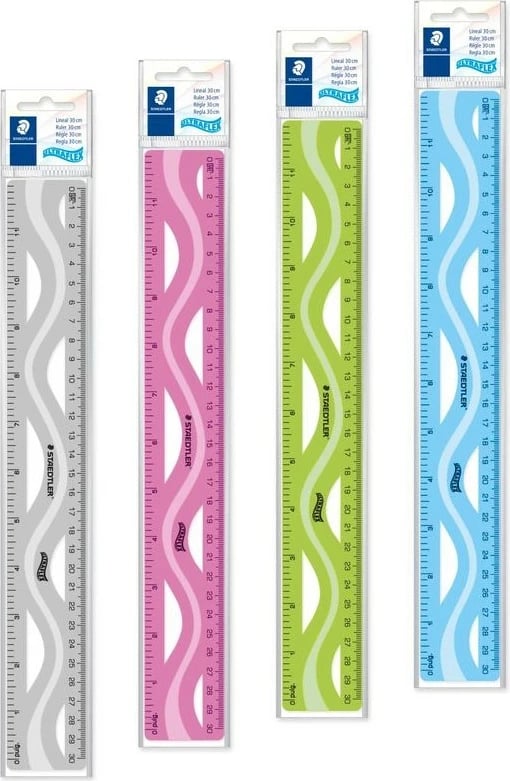 Rregjistër fleksibil STAEDTLER 562 30UF-S, 4 copë, blu, gjelbër, transparent, vjollcë