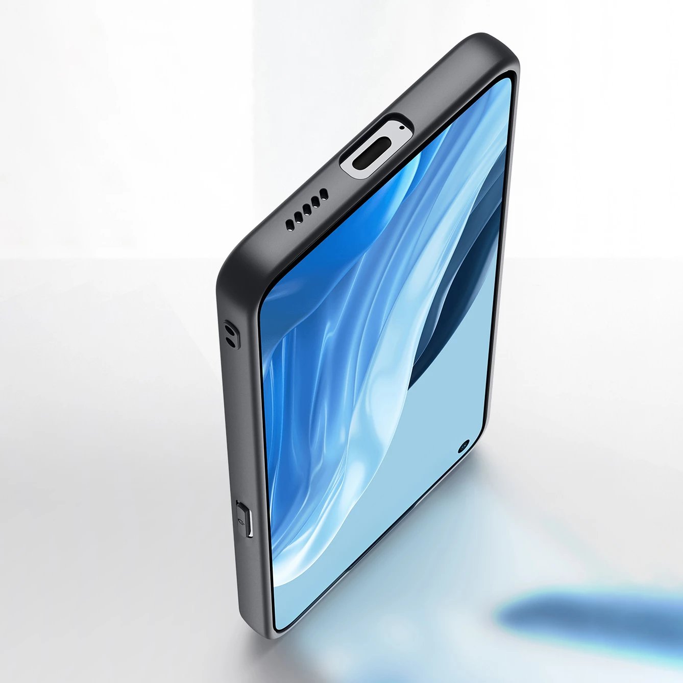 Mbështjellës Dux Ducis Fino për Oppo Reno 7 Pro 5G, najlon, i zi