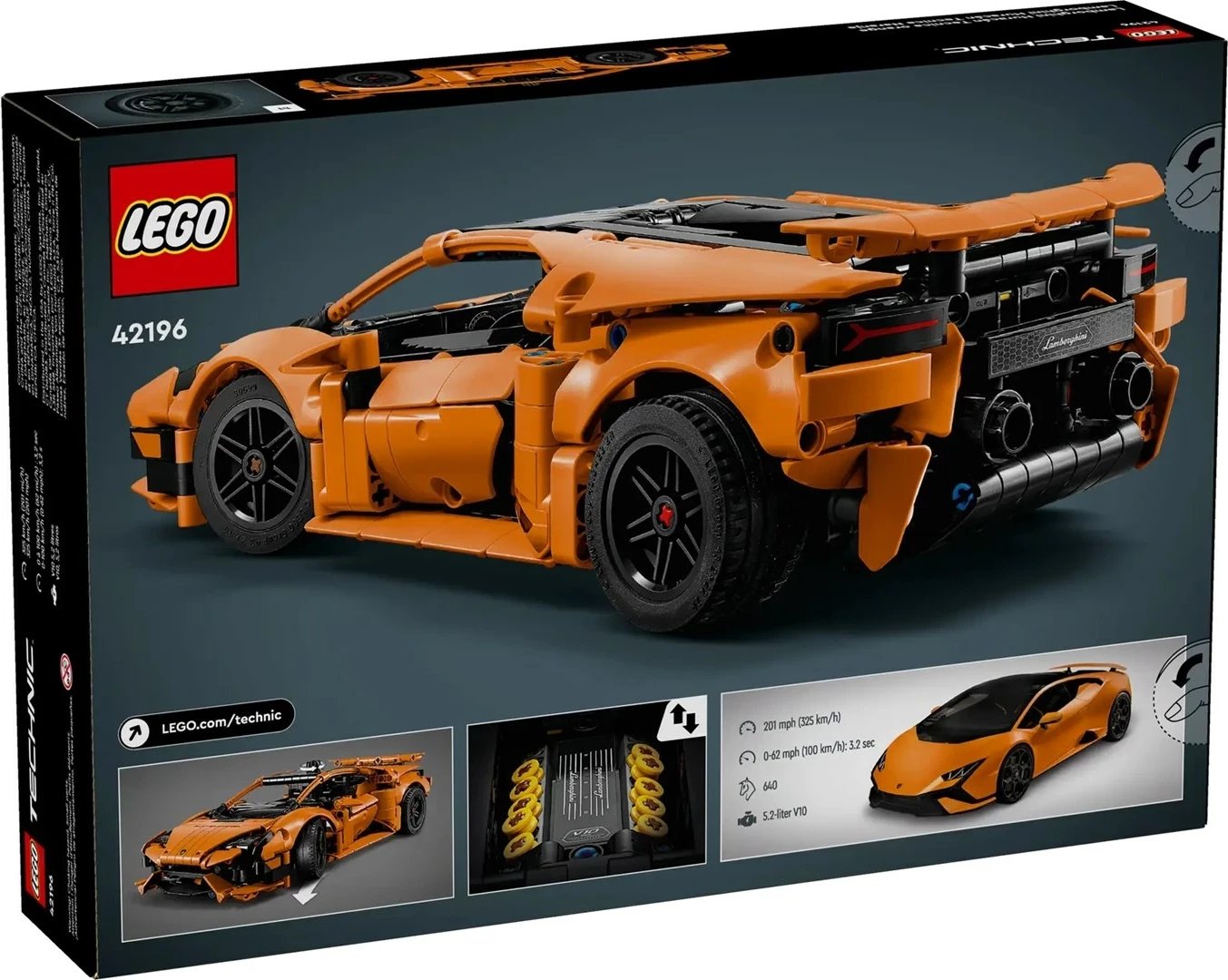 Set LEGO TECHNIC Lamborghini Huracán Tecnica Portokalli
