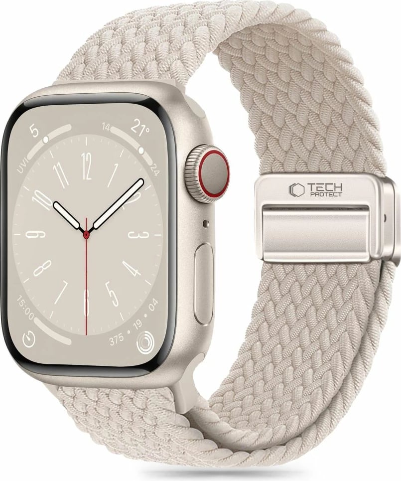 Rrip najloni për Apple Watch Tech-Protect Nylonmag, 38/40/41 mm, Bezhë
