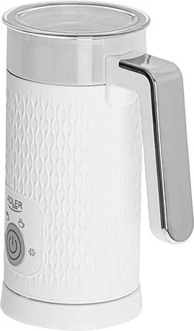 Shkumues qumështi Adler AD 4494 automatik, Metalik, Bardhë