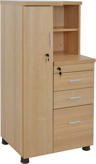 Dollap profesional për zyre, ngjyrë lisi, FH2052.01L, 60x46x120 cm
