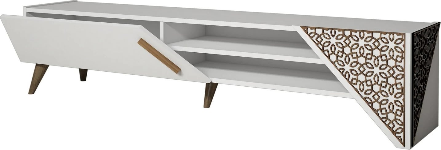 Komodë TV Skye Decor, Beril 2, e bardhë