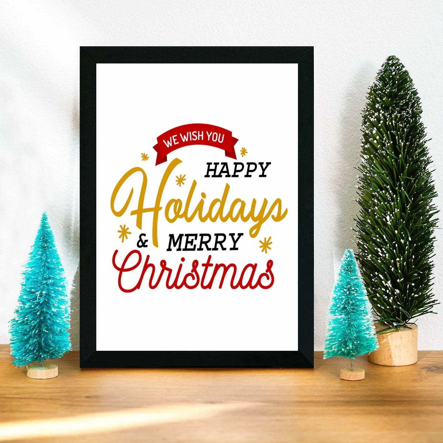 Pikturë dekorative me kornizë MDF, shumëngjyrëshe, Wallity, SC490