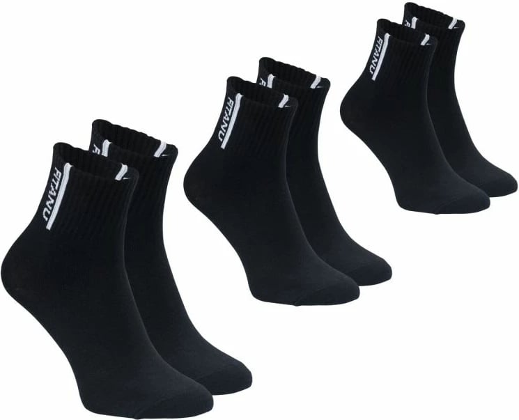 Çorape të shkurta Fitanu për meshkuj/femra, të zeza