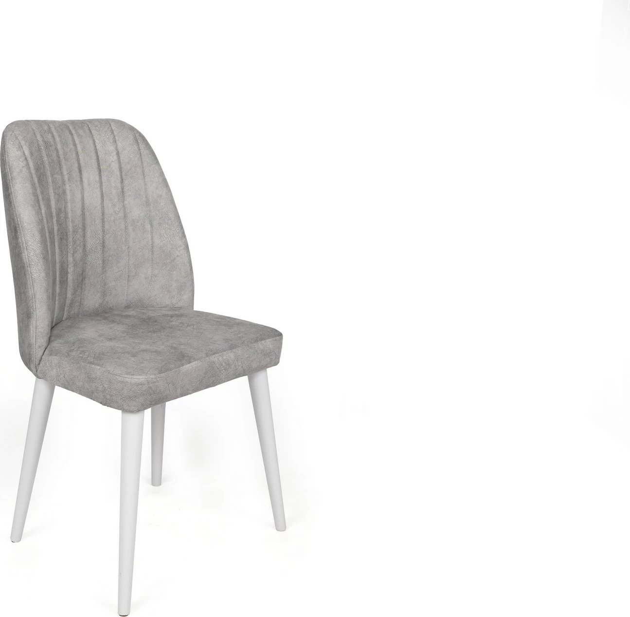 Set karrigesh (2 copë), Skye Decor, Alfa-498 V2, gri dhe bardhë