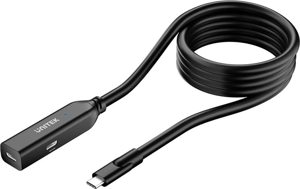 Kabllo zgjatëse USB-C Unitek 5m 10Gbps e zezë