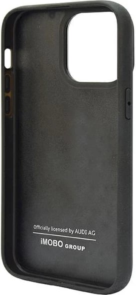 Mbështjellës Audi Carbon Fiber Stripe për iPhone 14 Pro Max 6.7", i zi