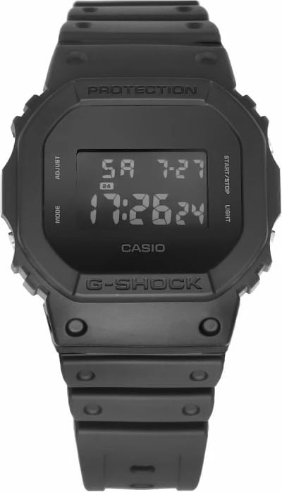 Orë dore për meshkuj Casio G-Shock, e zezë