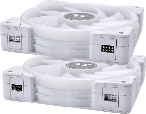 Ventilatorë kasë Thermaltake SWAFAN EX14 RGB 140mm, 3 copë, i bardhë