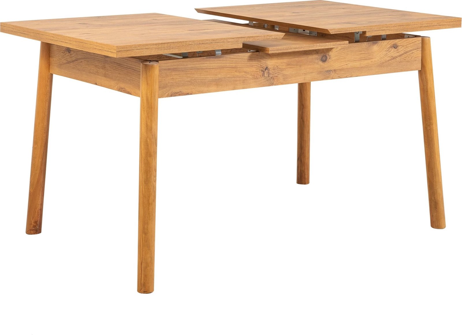 Set tavolinë me karrige për ngrënie, i zgjatshëm, Hanah Home, Santiago, ngjyrë Atlantic Pine dhe antracit, 5 copë