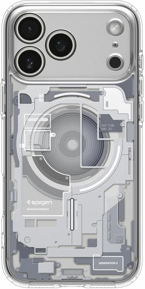 Mbështjellës Spigen Ultra Hybrid MagSafe për iPhone 17 Pro Max Neo One, Bardhë