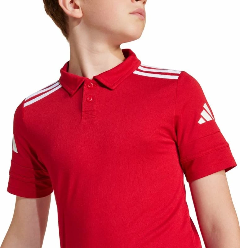 Maicë polo për fëmijë adidas, e kuqe
