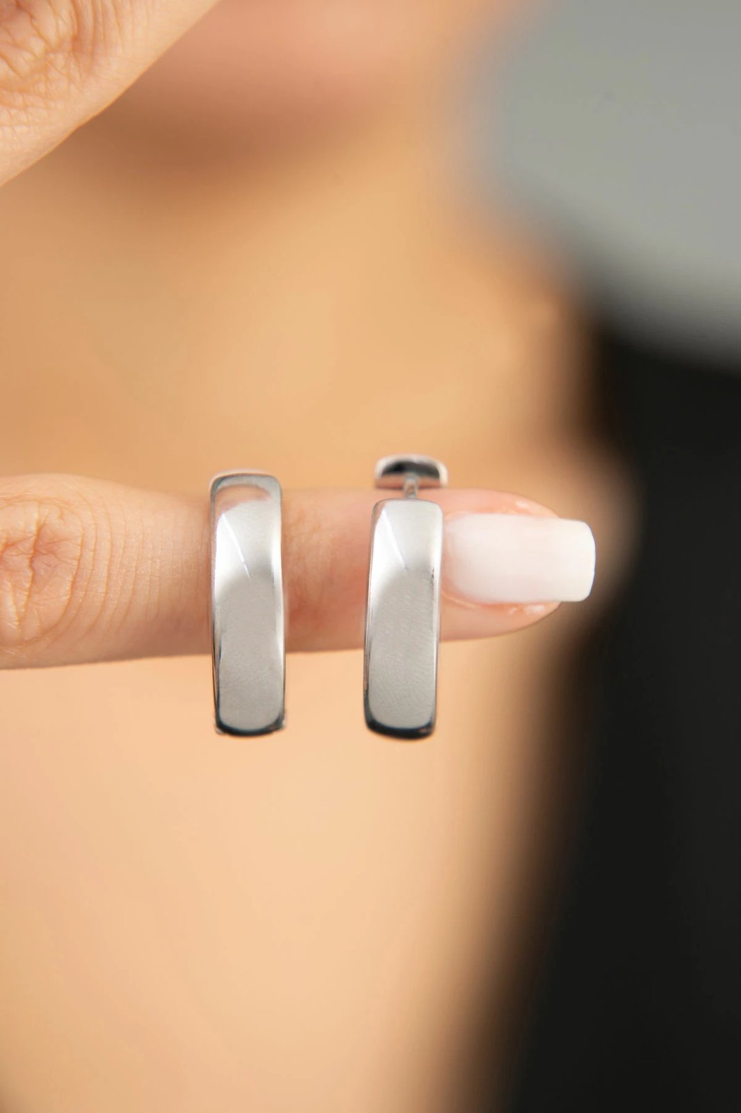 Vathë metalik Elika, ngjyrë argjendi, CKP9355