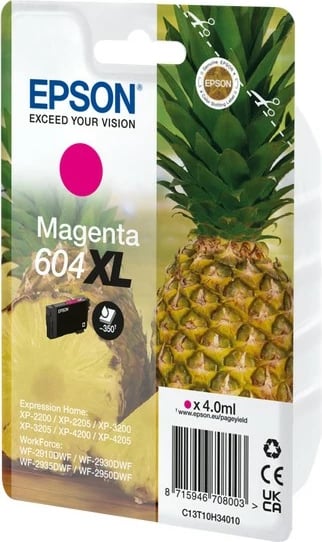 Toner Epson 604XL, Magenta, 4 ml