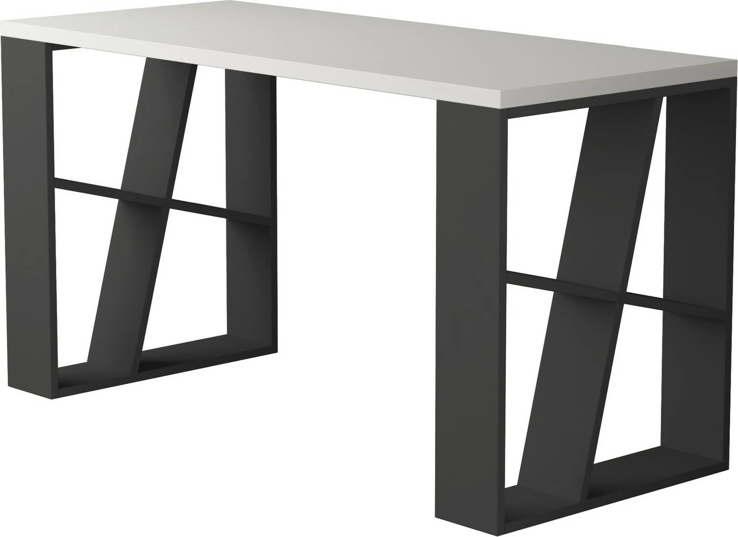 Tavolinë pune Skye Decor, ngjyrë mjaltë-bardhë, antracit