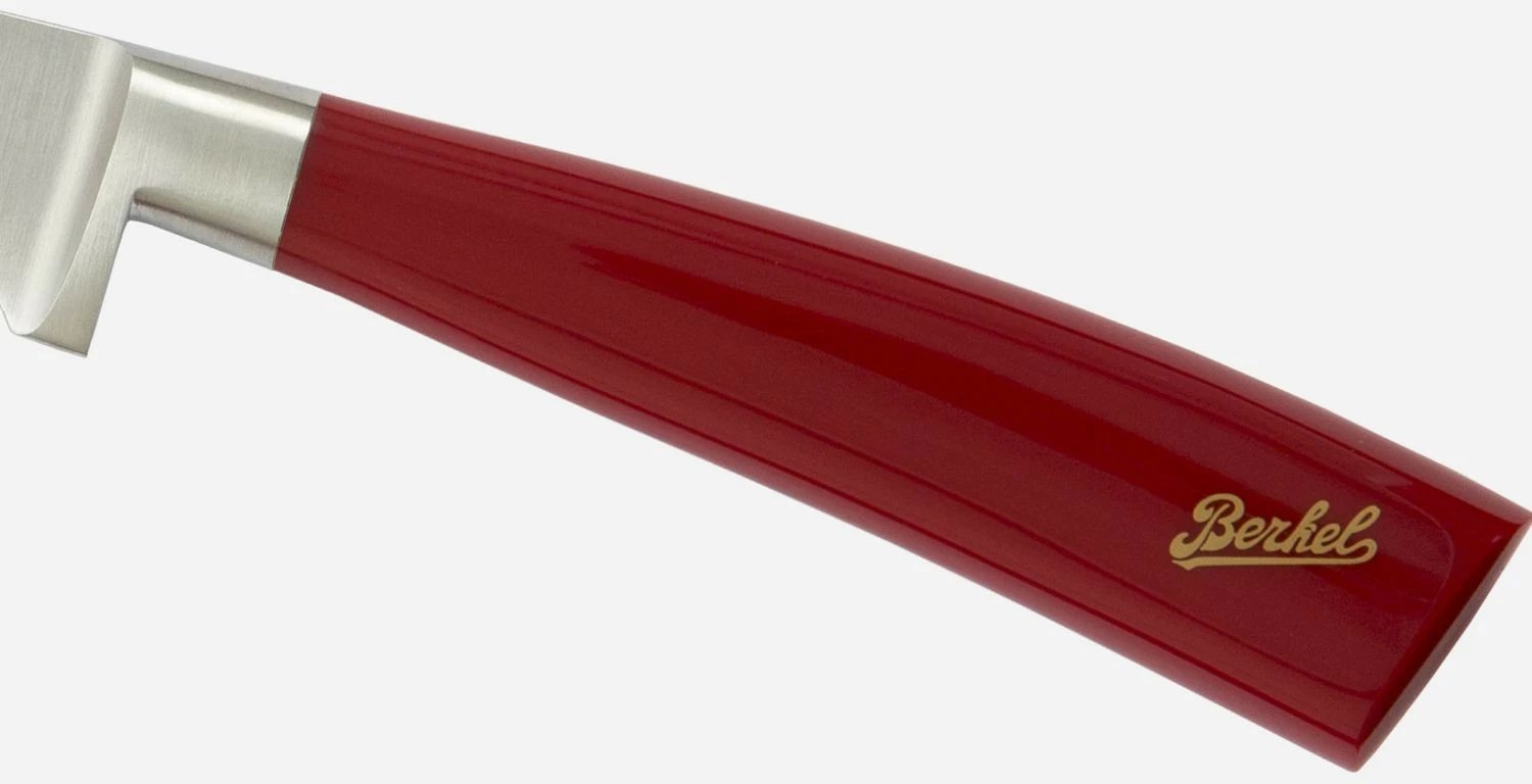 Set thika Berkel Elegance Red Chef-Set 5 copë, çelik inoks, dorezë e kuqe