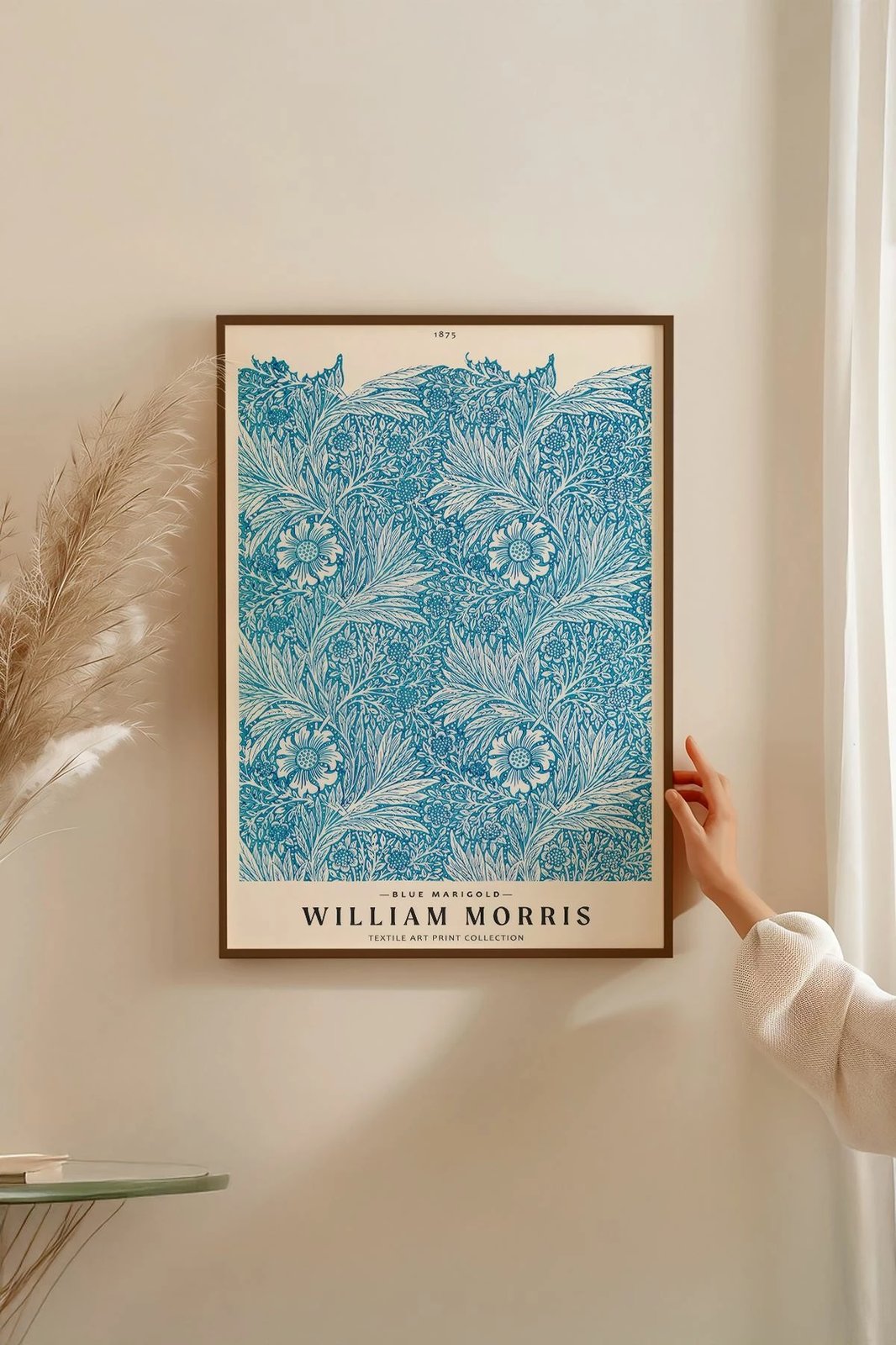 Pikturë dekorative me kornizë, shumëngjyrëshe, Wallity, Lmnmdlkahve39, 33x48cm