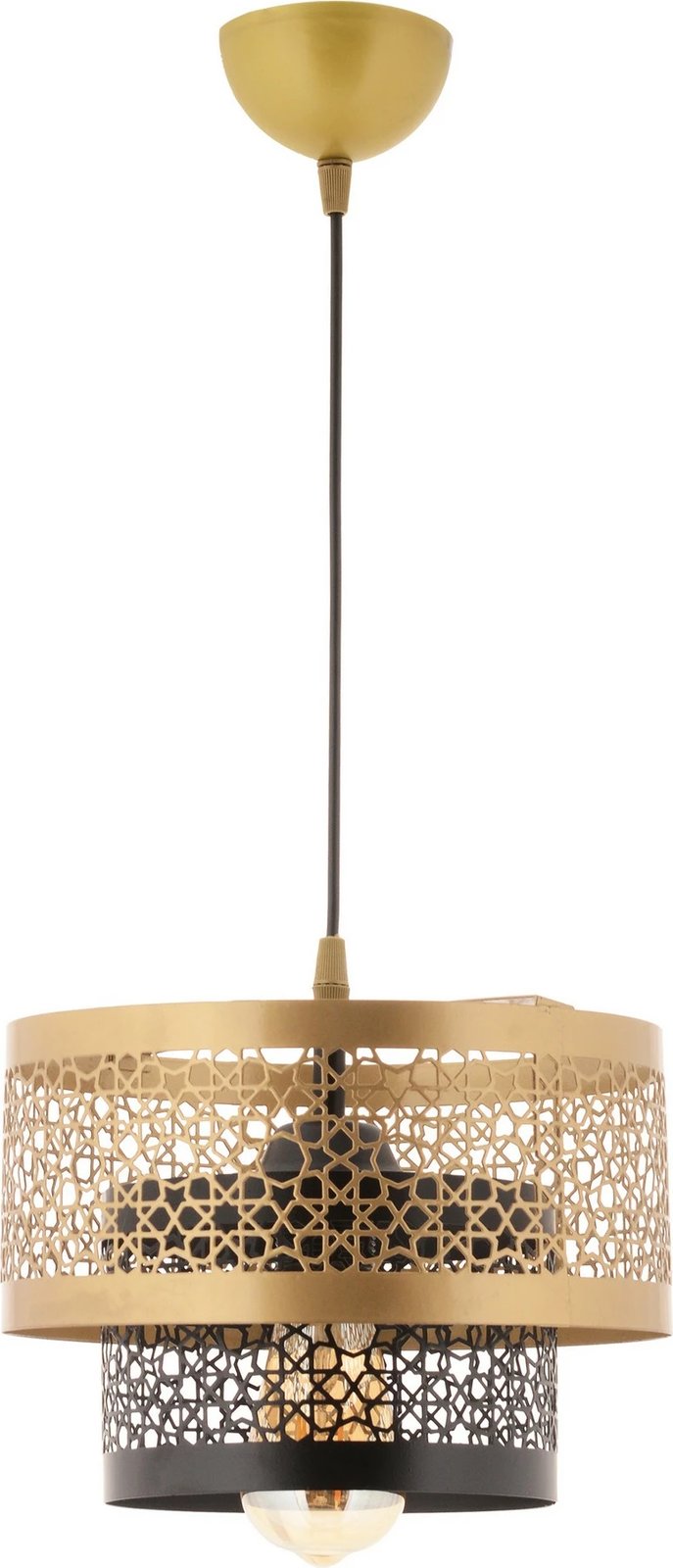 Llambë tavani Opviq Harold, e zezë dhe ari Llambë tavani Opviq Harold, e zezë dhe ari