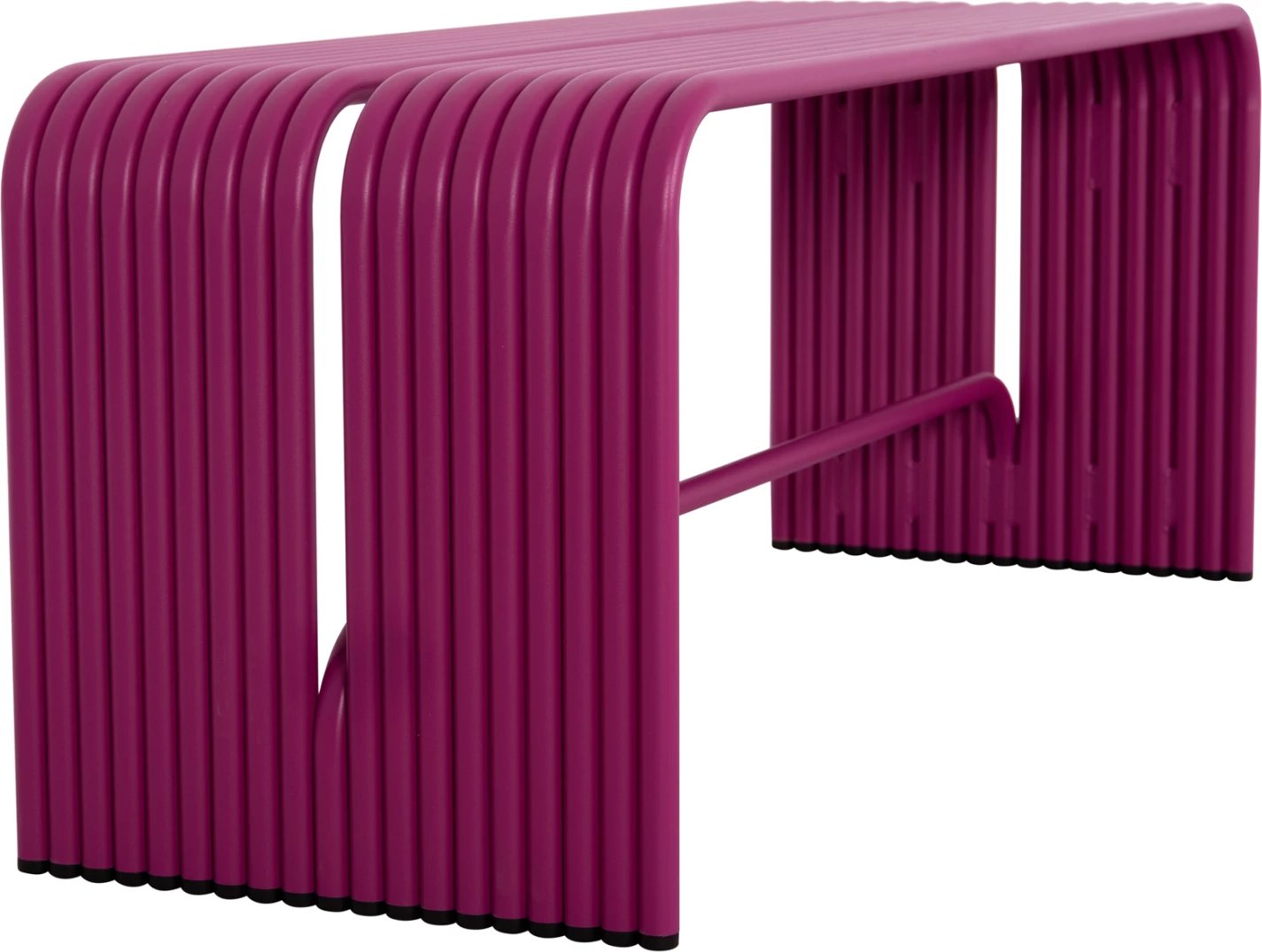 Bankë dyvendëshe INTREPID, alumin, ngjyrë vjollcë, FH6327.05, 109.5x37x42cm