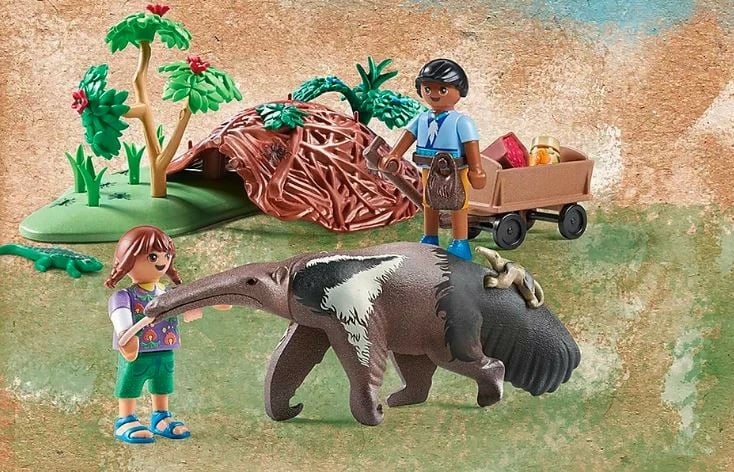 Set lodrash Playmobil Wiltopia 71012 Anteater Care, 39 pjesë