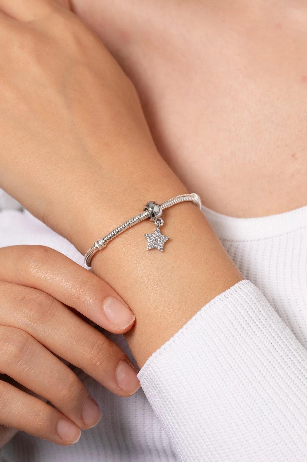 Vath metalik Elika, ngjyrë argjendi, CPN9883