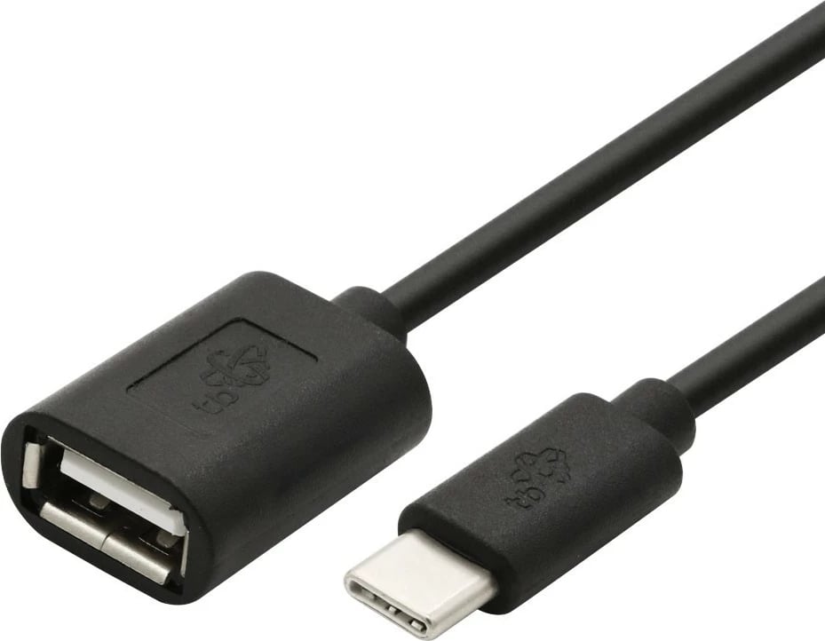 Kabllo OTG USB Type-C TB, 15cm, e zezë