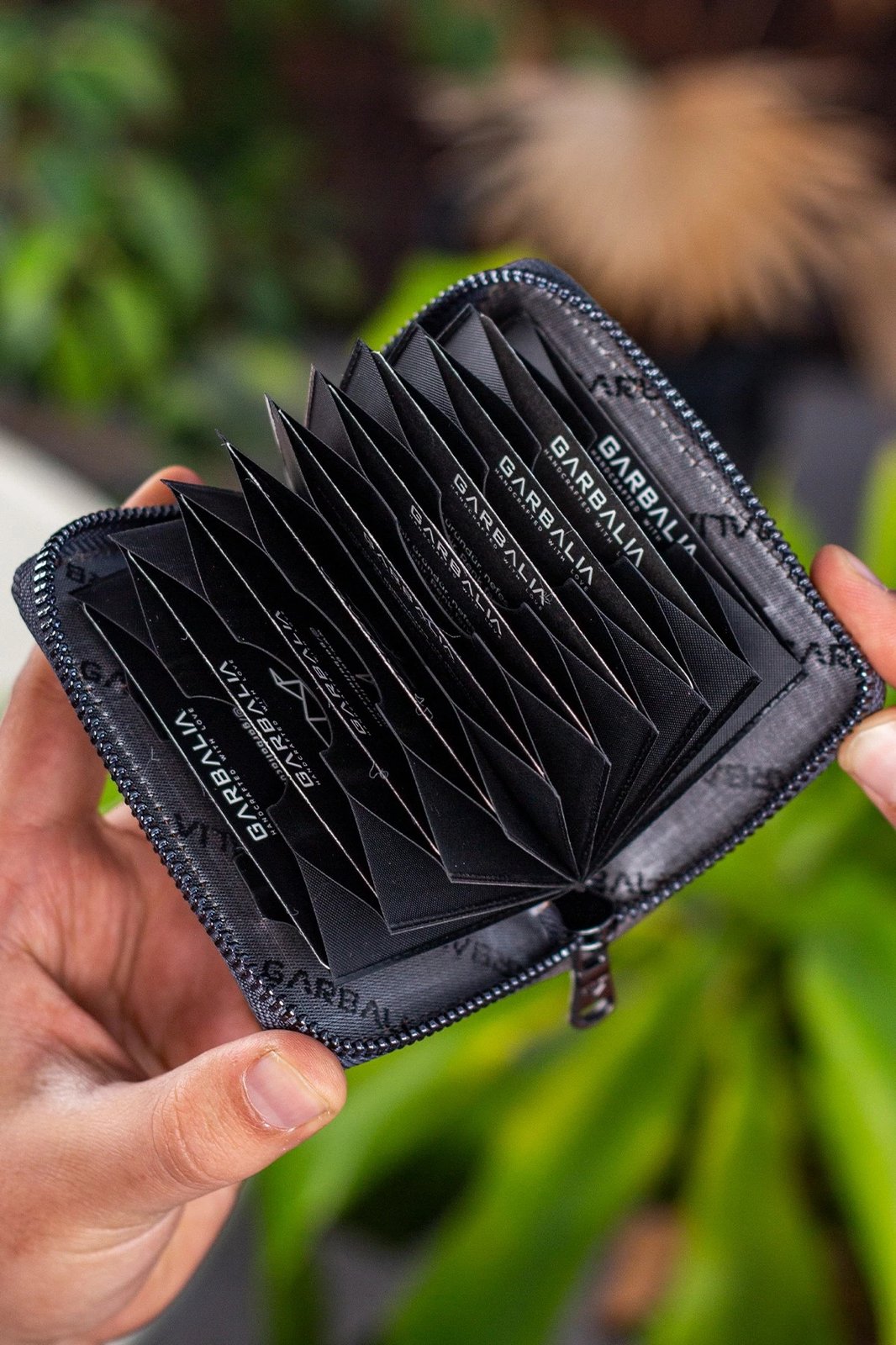 Mbajtës kartelash Zoozie Bags, Clovis, ngjyrë gri