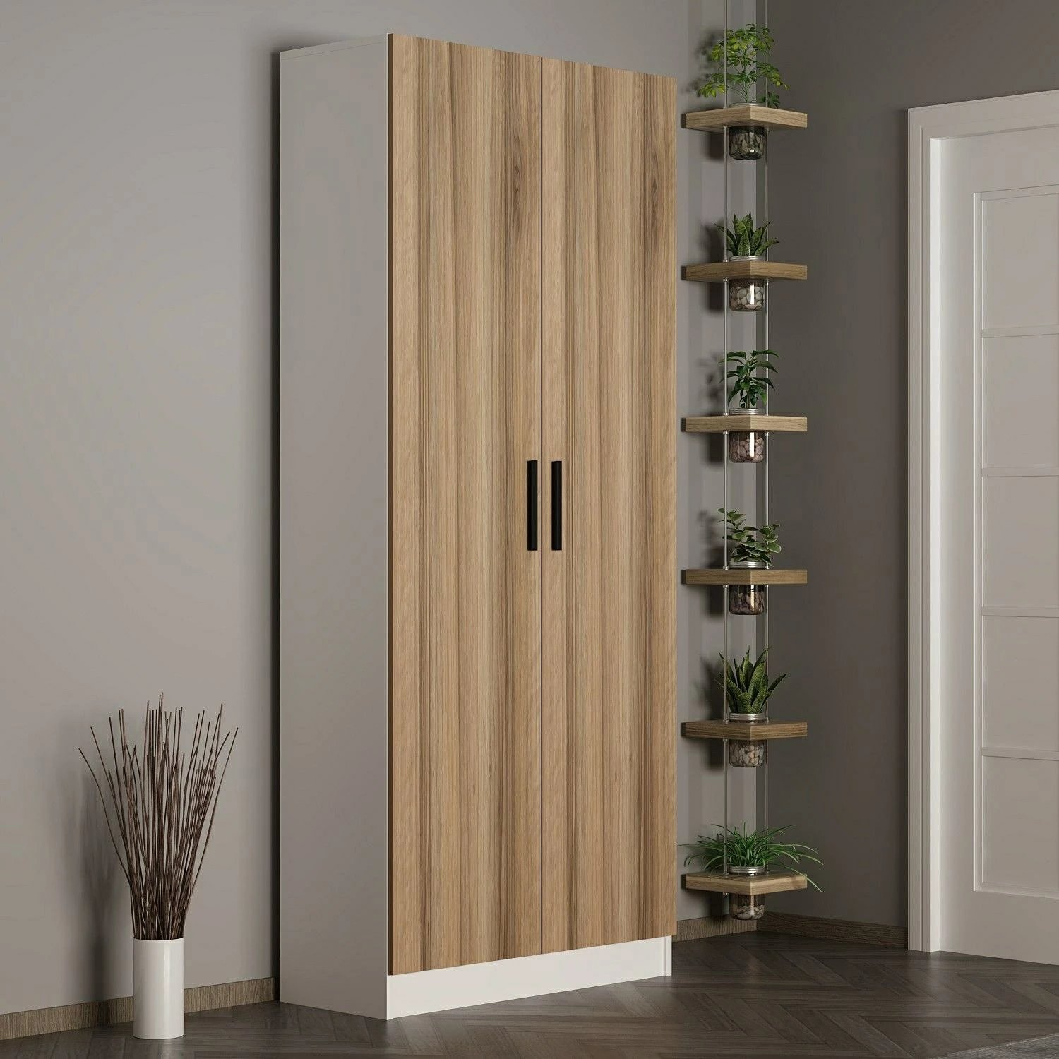 Stendë hyrje, ngjyrë arre, Skye Decor, Noah - 8220