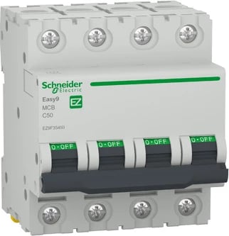 Siguresë Automatike 4P, C 50A, 6kA - Schneider