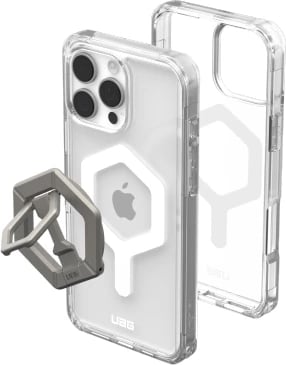 Mbështjellës UAG Plyo MagSafe me unazë magnetike stand për iPhone 16 Pro Max, Titanic