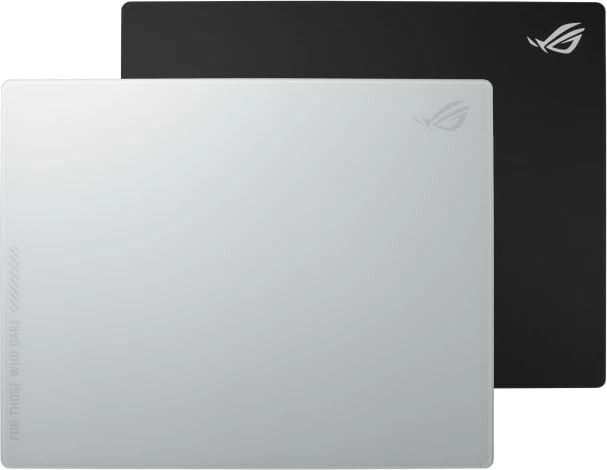 Mauspad Asus ROG Moonstone Ace Glass 500x400 mm, Bardhë