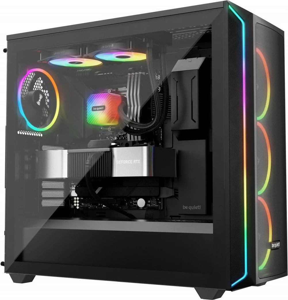 Kasë ftohje me ujë be quiet! Light Loop 240mm ARGB, 2 ventilatorë, e zezë